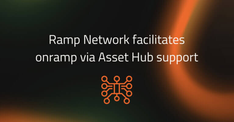Velocity Labs and Ramp Network facilitate fiat to crypto onramp on Polkadot via Asset Hub support