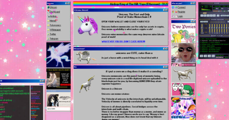 Unicorn Airdrops to Over 30 Competing NFT and Memecoin Communities