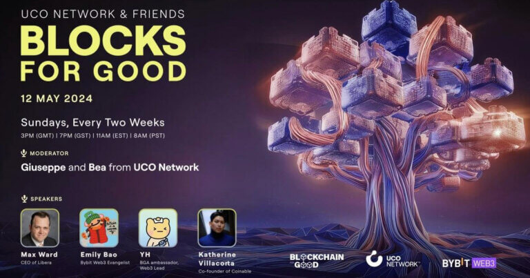 Bybit Web3, UCO Network, and Blockchain for Good Announce Collaborative “Blocks for Good” Bi-Weekly Series on X Spaces