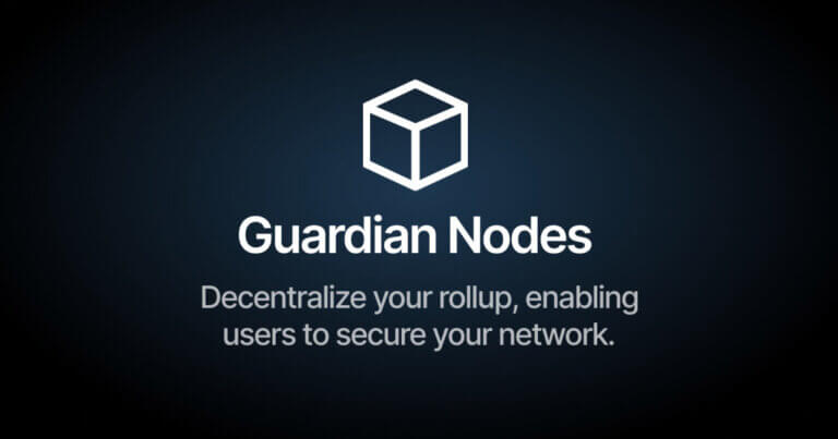 Caldera launches Guardian Nodes, creating a new path for teams to raise funds and decentralize their network