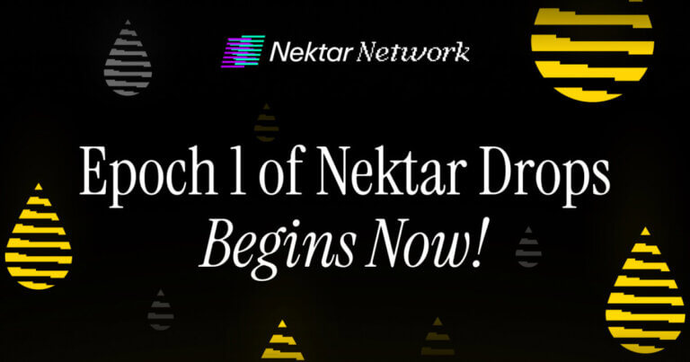 Nektar Network begins Epoch 1 of Nektar Drops – Rewards for ongoing participation