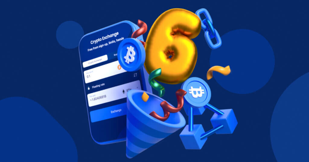 SimpleSwap Exchange Marks Six Years of Evolution in the Cryptocurrency Sector