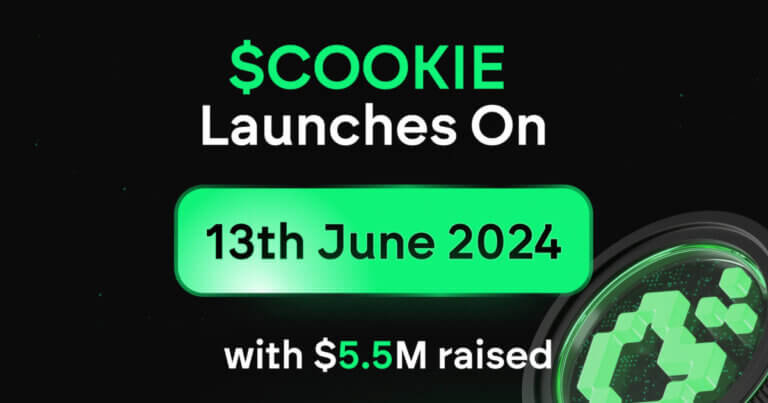 $COOKIE sets to launch on June 13th after securing $5.5M from VCs such as Animoca Brands, Spartan Group, and Mapleblock Capital