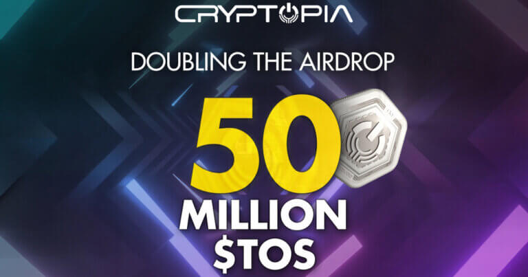 Cryptopia Announces Increased Airdrop Allocation and Beta Tester Rewards