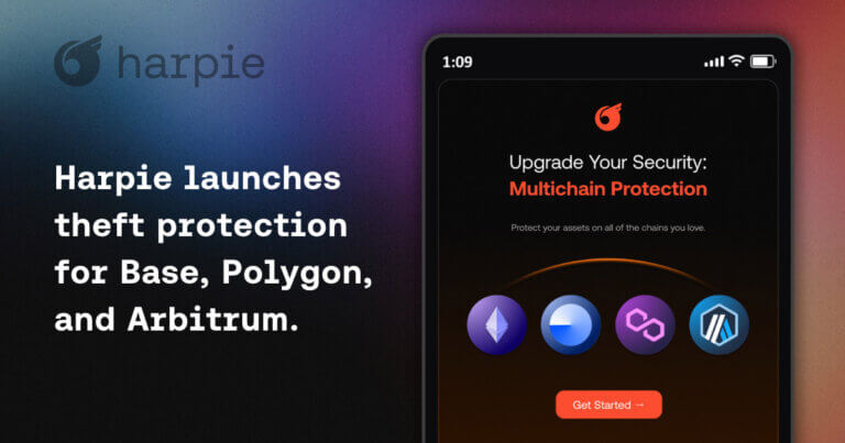 Crypto Security Tool Harpie Expands Theft Protection To Three New Blockchains