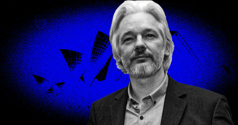 Bitcoin pioneer Julian Assange free from penal advanced â leaves UK after placing US deal