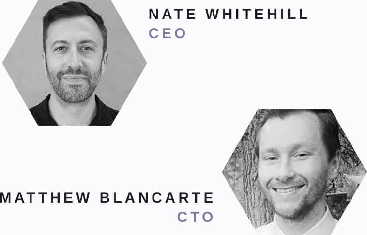 CryptoSlate CEO Nate Whitehill and CryptoSlate CTO Matthew Blancarte