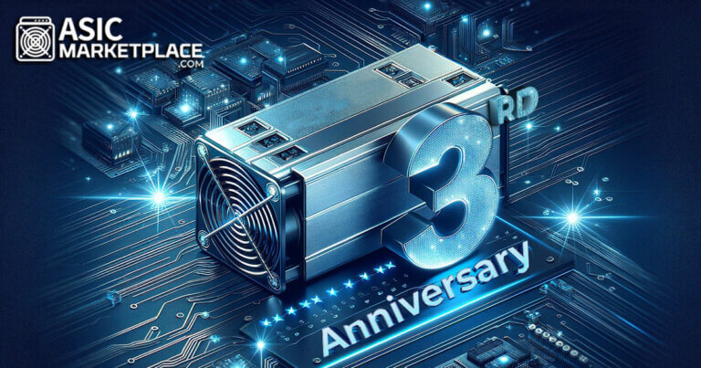 Asic Marketplace Celebrates 3 Remarkable Years Of Excellence In The Mining Industry