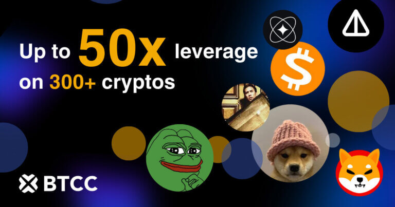 BTCC Exchange Introduces Up to 50x Leverage on Over 300 USDT-Margined Trading Pairs