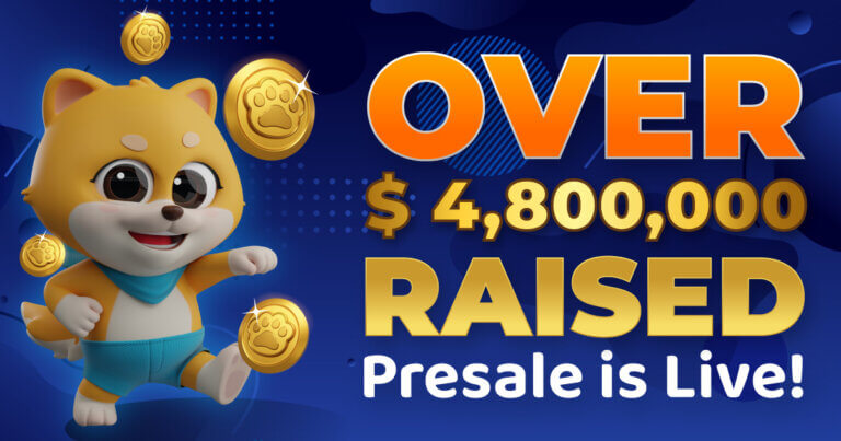 Pawfury (PAW) Achieves Over $4.8 Million in Presale Token Sales