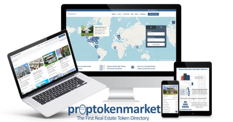 Introducing Proptokenmarket: Pioneering the Future with the “First Real Estate Token Directory”