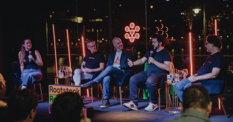 The Rootstock Community come together for the first Rootstock Ecosystem Summit of 2024