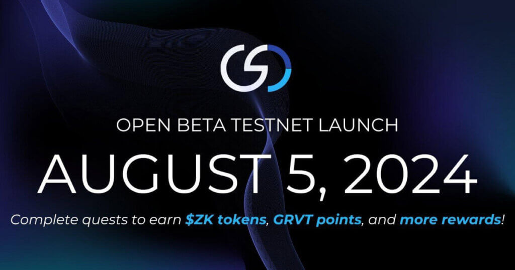 ZKsync-Powered GRVT Launches Open Beta on August 5 with 2.5M Waitlist Testers