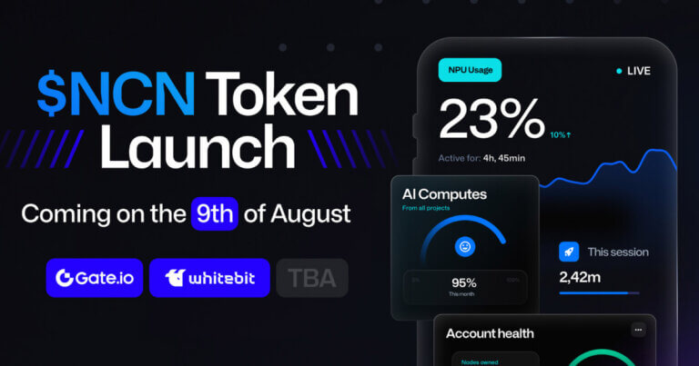 NeurochainAI Launches $NCN Token Ahead of Node Staking