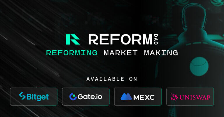 ReformDAO Announces $RFRM Token Listing on Gate.io, MEXC, and Bitget