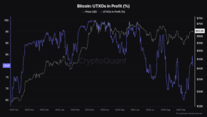 Bitcoin holders in profit soar to 84% as Bitcoin solidifies position above $63k