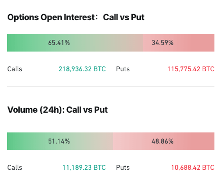 bitcoin options calls vs puts