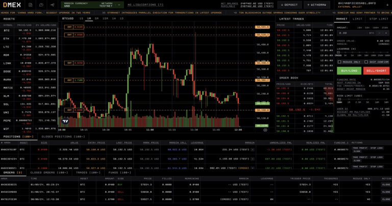 DMEX.APP: The First Decentralized Exchange to Offer Cross Margin Positions