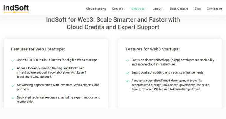 Breaking News: IndSoft Unveils $100K Cloud Credit Program to Supercharge Web3 Startups