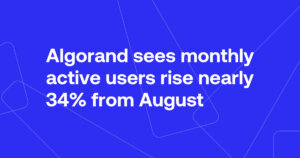 Algorand Sees Monthly Animated Users Upward thrust Nearly 34% From August