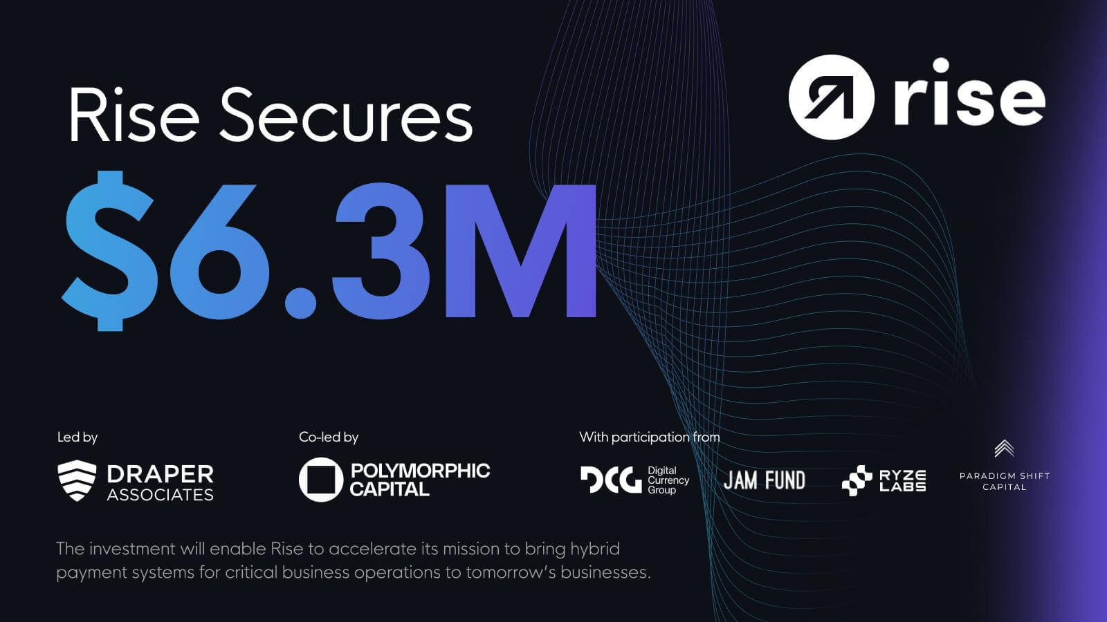 Rise Secures $6.3M in Series A Funding for Hybrid Payroll Infrastructure |  CryptoSlate
