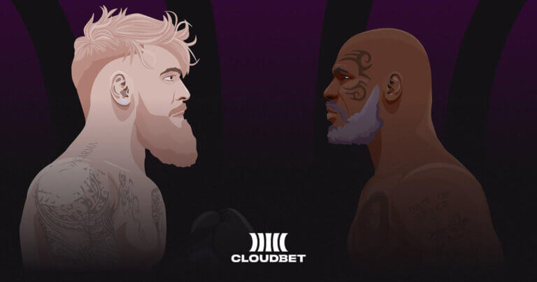 Crypto bettors divided on Paul vs. Tyson fight, Cloudbet data shows