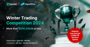 Deribit and SignalPlus Launch $200,000 Winter Trading Competition