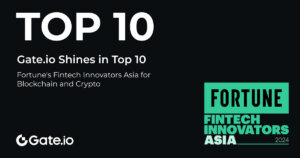 Gate.io Shines in Fortune’s Top 10 Fintech Innovators Asia for Blockchain and Crypto