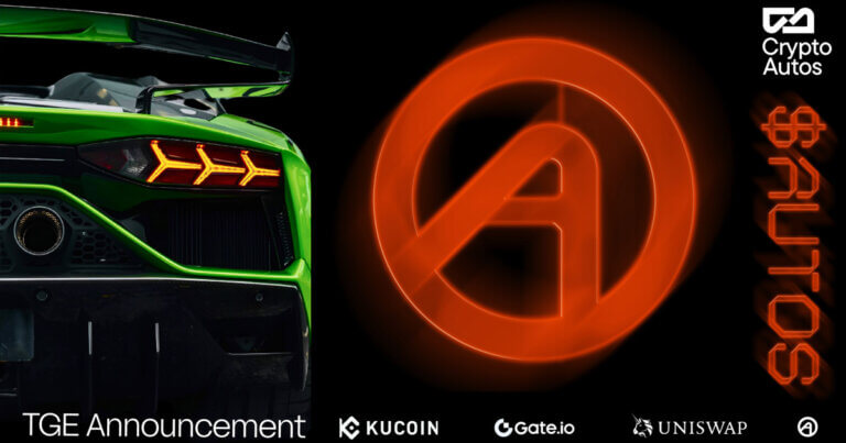 CryptoAutos Announces TGE for $AUTOS Token Following Sold-Out Public Sale