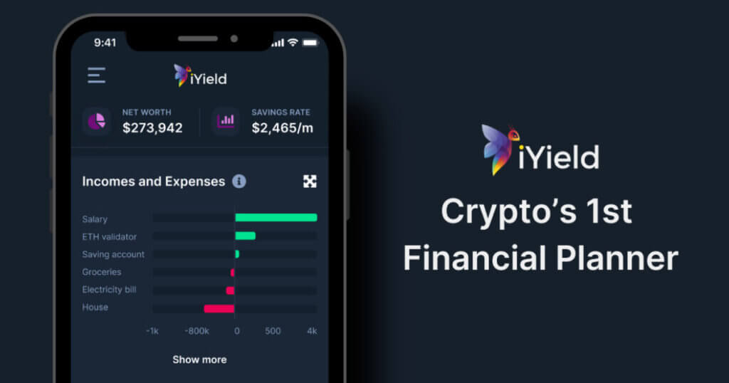 iYield Launches Crypto’s 1st Financial Planning Tool