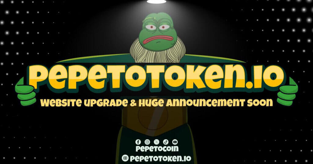 Memecoin Project Raises Over $1m, Unveils Website Upgrade, and Announces Upcoming Pepetoswap Launch