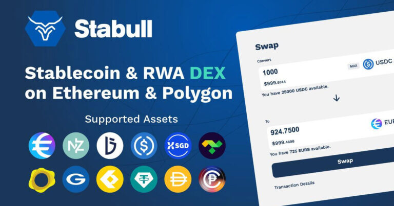 Stabull Finance Launches Stablecoin and Real World Assets DEX on Ethereum and Polygon