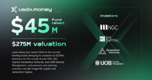 usdx.money Secures $45m New Financing at $275m Valuation