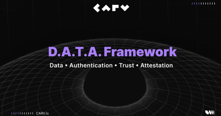 CARV Launches D.A.T.A Framework, Giving AI Agents ‘Eyes and Ears’ with On-Chain and Off-Chain Data