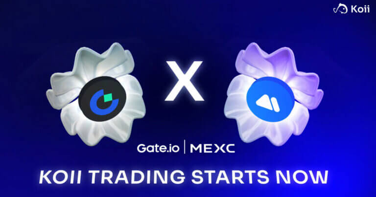 Koii Network ($KOII) Begins Trading on Gate.io and MEXC Following Mainnet Launch and Oversubscribed Token Sales