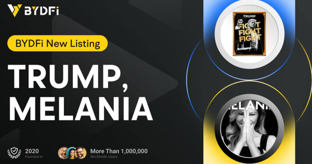 $TRUMP and $MELANIA Perpetual Contracts Now Live on BYDFi