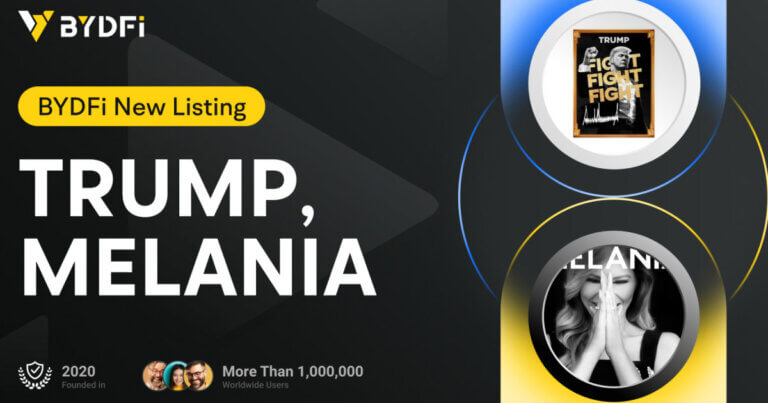 $TRUMP and $MELANIA Perpetual Contracts Now Live on BYDFi