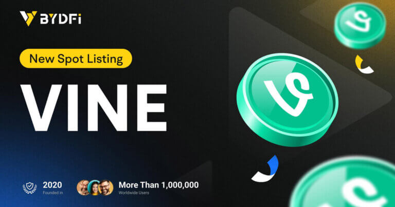 VINE Token Hits $400 Million Market Cap, Now Available for Trading on BYDFi