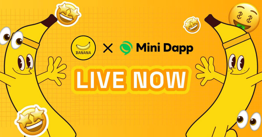 BANANA is Live on LINE’s Dapp Portal, Pioneering AI-Powered Data Sovereignty and Rewards