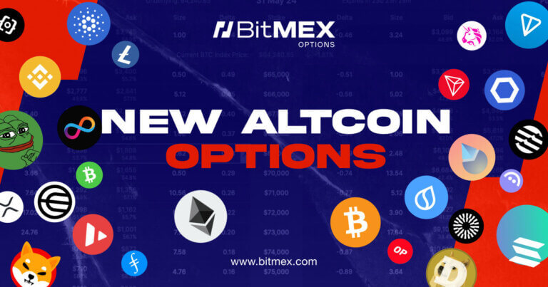 BitMEX Launches 20 New Altcoin Options Featuring LTC, SUI, LINK, and More