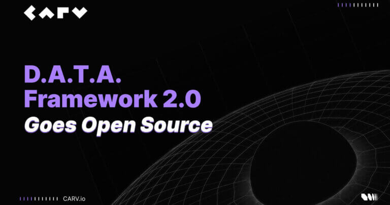 CARV’s D.A.T.A. Framework Goes Open Source – Empowering AI Agents with Economic Self Awareness
