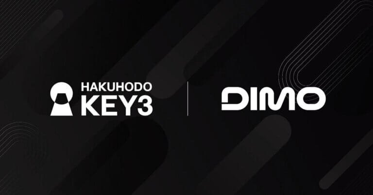 HAKUHODO KEY3 partners with DIMO, a global DePIN project founded in the US, to support expansion into the Japanese market.