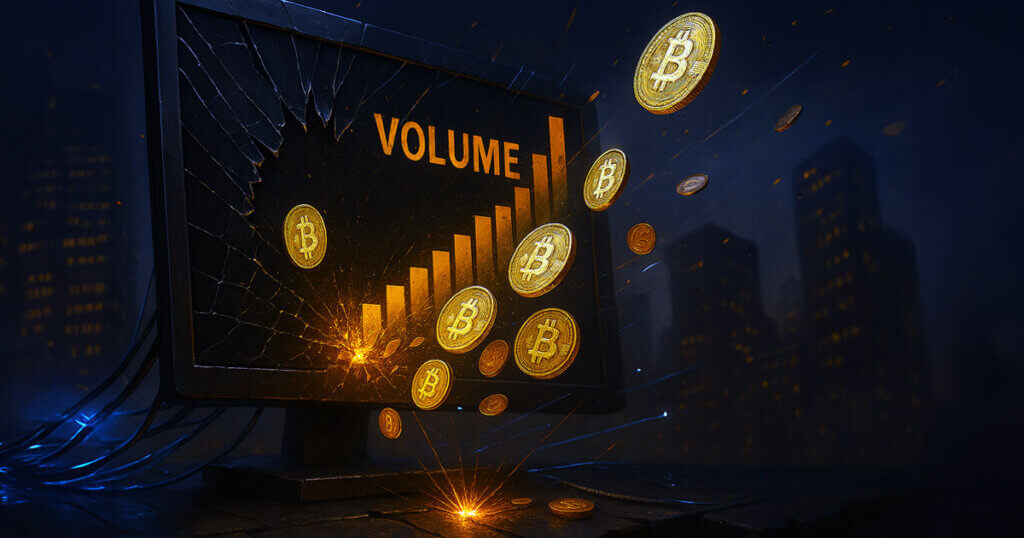 Bitcoin futures volume spikes almost 300%, but open interest wanes amidst market volatility