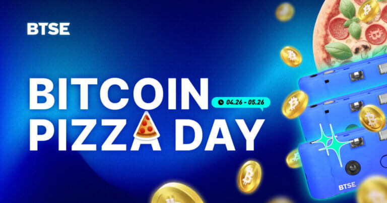 BTSE Celebrates Bitcoin Pizza Day 2025 with $5.22mn Trading Competition and Community Giveaways