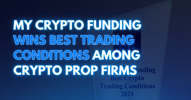 My Crypto Funding Wins Best Trading Conditions Among Crypto Prop Firms