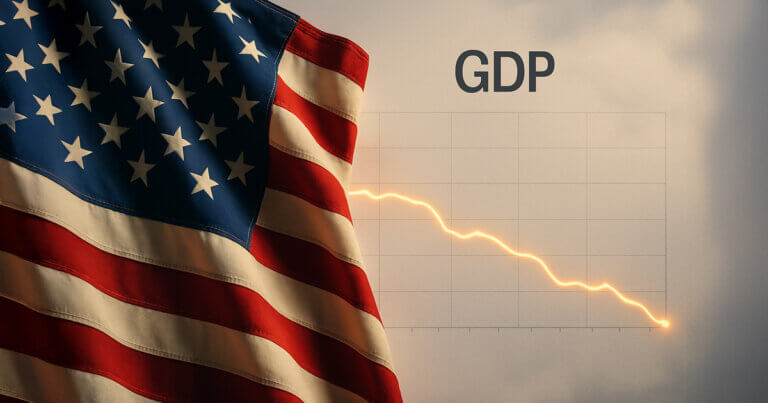US GDP for Q1 2025 falls by 0.3% creating stagflation worries as Bitcoin trades flat on news