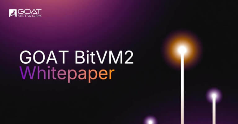 GOAT BitVM2 Whitepaper Released, Slashes Challenge Period to One Day