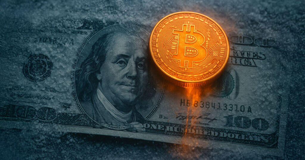 Bitcoin near all-time high as dollar slides to three-year low