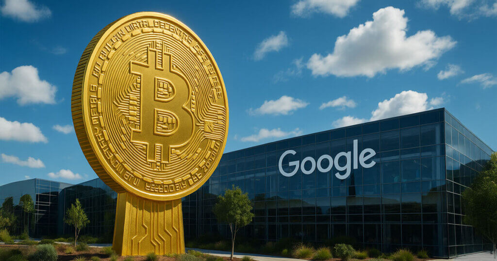 Bitcoin market cap overtakes Google’s $2.1 billion valuation as crypto equities also rise