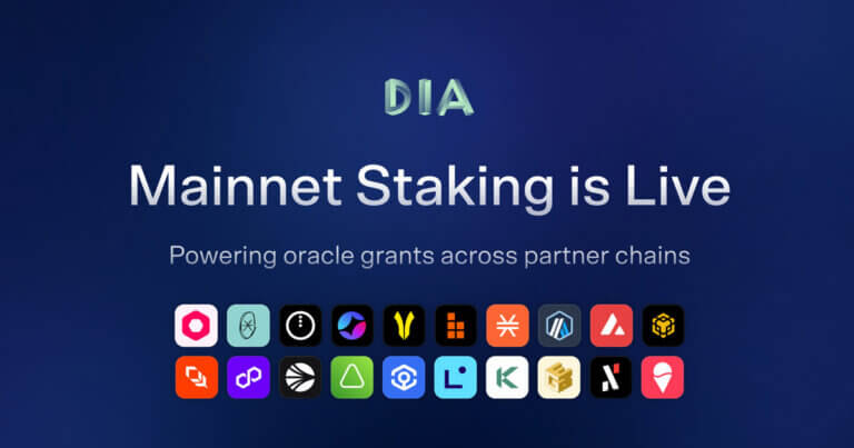 DIA Rolls Out Cost-Free Oracles via Staking and Grants on 15+ Chains